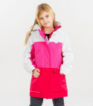 Lenne laste parka 45g Sally 24228*265, beež/neoonroosa