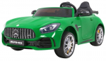 Kahekohaline laste elektriauto Mercedes-Benz GT R, roheline