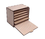 LashBox puidust kast kunstripsmepalettidele AF-1824