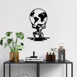 Wallity metalinė sienų dekoracija Atlas, 70 cm