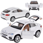 Metallist auto BMW X6, valge