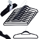 10 tk. libisemiskindlad universaalsed riidepuud riietele, 45 cm