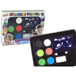Laste n&auml;ov&auml;rvid Kids Makeup Kit DIY Face Painting Stencils