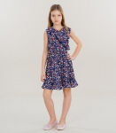 Name It laste kleit 13231076*01, tumesinine/roosa