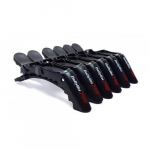 Babyliss Pro professionaalsed juukseklambrid, krokodillid, mustad, 6tk. M2941E