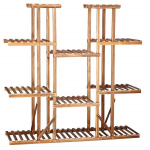 Puidust lillealus Springos 119 cm lillealus 9 riiuliga