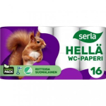 Tualettpaber Serla Gentle valge, 3 kihti, 16 rulli