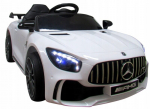 Elektriauto Mercedes GTR-S, valge