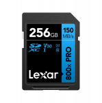 M&auml;lukaart Lexar 256gb Sdxc 800x Pro Uhs-i m&auml;lu, C10 V30 U3