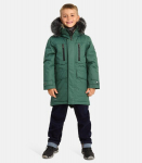 Huppa Poiste parka DAVID, forest green