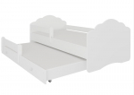 Lova ADRK Furniture Casimo II, 160x80 cm, valge