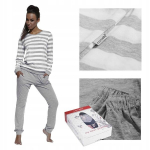 Naiste pidžaamad Cornette Molly 634/30, hall/valge