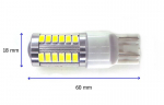 W21/5W LED 7443 12V-24V 1300lm Canbus, 1 tk.