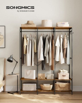 Riidekapp Songmics, 180 x 40 x 141 cm, pruun