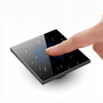 Single touch wall light switch