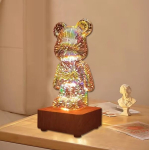 3D LED-laualamp Bear