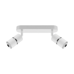 Sienas un griestu apgaismes iekārta dior spt gu10 2l balta/hroms 165 x 260 x 60 mm
