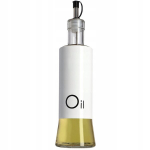 Oliivi&otilde;li &auml;&auml;dika pudel 320 ml klaasi&otilde;li dosaatoriga, valge