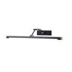 MARTA LED 8W CHROME NW seinalamp (kanari), czarny