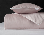 Puhtast puuvillast makosatiinist voodipesu 140x200 Pink Powder Premium, Grynos medvilnės makosatino patalynė 140x200 Pink Powder Premium