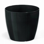 Plastikust korpusepott must 25 cm Magnoolia