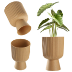 Lillepoti kate Muru lillealus 18cm pruun