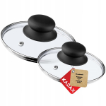 Klaaskaas potile ja pannile 16cm + 18cm