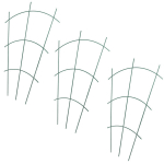 Potiredeli tugi lilletaimedele, terasest vaia, roheline, 3 tk