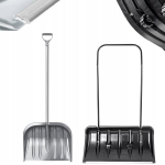 Lumesaha labidas ratastel + labida alumiiniumist k&auml;epideme komplekt