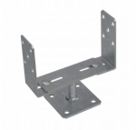 Betooni k&uuml;lge kruvitud posti alus 0-200x200 mm