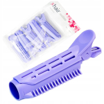 Rullidega juukseklambrid Xhair, 5 tk