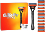 Gillette Fusion 5 m&auml;rg raseerivad mehed, habemenuga + 11 habemenuga 5-kordse teraga, kinkemehi
