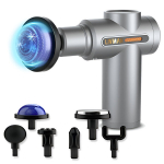 Juhtmeta massaažil&ouml;&ouml;gip&uuml;stol; 6 otsaga lihasmasseerija; Massaažip&uuml;stol; Massage gun LIVMAN BX-750-H