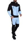 Meeste spordikomplekt Rener, must/helesinine