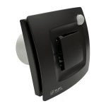 Ventilaator Soler&Palau Silent Dual 100 Matt Black liikumis- ja niiskusanduriga, 5210021200