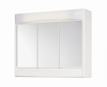 Riidekapp peegli ja pistikupesaga, T8.1x15W 230V luminofoorlamp, Saphir