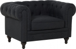 Retro Chesterfield tugitool, grafiidiv&auml;rvi