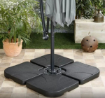 P&auml;ikesevarju alus, 100x100, must