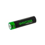 Aku PATONA naturaalne aku 18650 Li-lon 3300mAh PREMIUM 3,7V s USB-C pesa