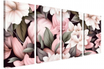 Pildid magamistubade jaoks elutoa kaunistamiseks Suur seinamaal Lilled 60x120