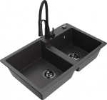 Graniidist k&ouml;&ouml;givalamu Mexen Tomas koos segisti ja sifooniga, must