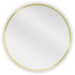 Vannitoa peegel Mexen Loft Round, 35 cm, kuldne