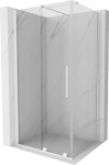 Mexen Velar l&uuml;kand du&scaron;inurk 110 x 120 cm, l&auml;bipaistev, valge - 871-110-120-01-20