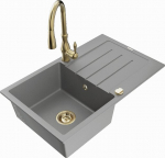 Graniidist k&ouml;&ouml;givalamu Mexen Bruno koos segisti ja sifooniga, Grey/Gold