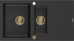 Graniidist k&ouml;&ouml;givalamu Mexen Matias sifooniga, must/h&otilde;bedane/kuldne