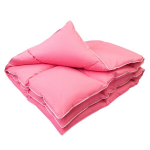 Sulgpadi 150x200 Premium aastaringselt, 70% sulgi, 100% puuvillane roosa
