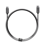 NEXT ONE Metallist USB-C/USB-C kaabel 1,2 m, halli v&auml;rvi