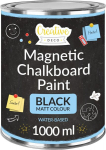 Must magnetiline kriiditahvliv&auml;rv, Creative Deco, 1 l, 2 m&sup2;, vesialuseline, metallipulbriga