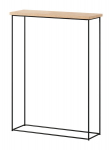 Konsoollaud ADRK Furniture Sili, must/pruun