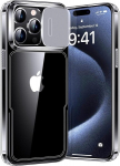 Humixx kaitsev &uuml;mbris iPhone 15 Pro l&auml;bipaistev mitte-kollane &uuml;mbris